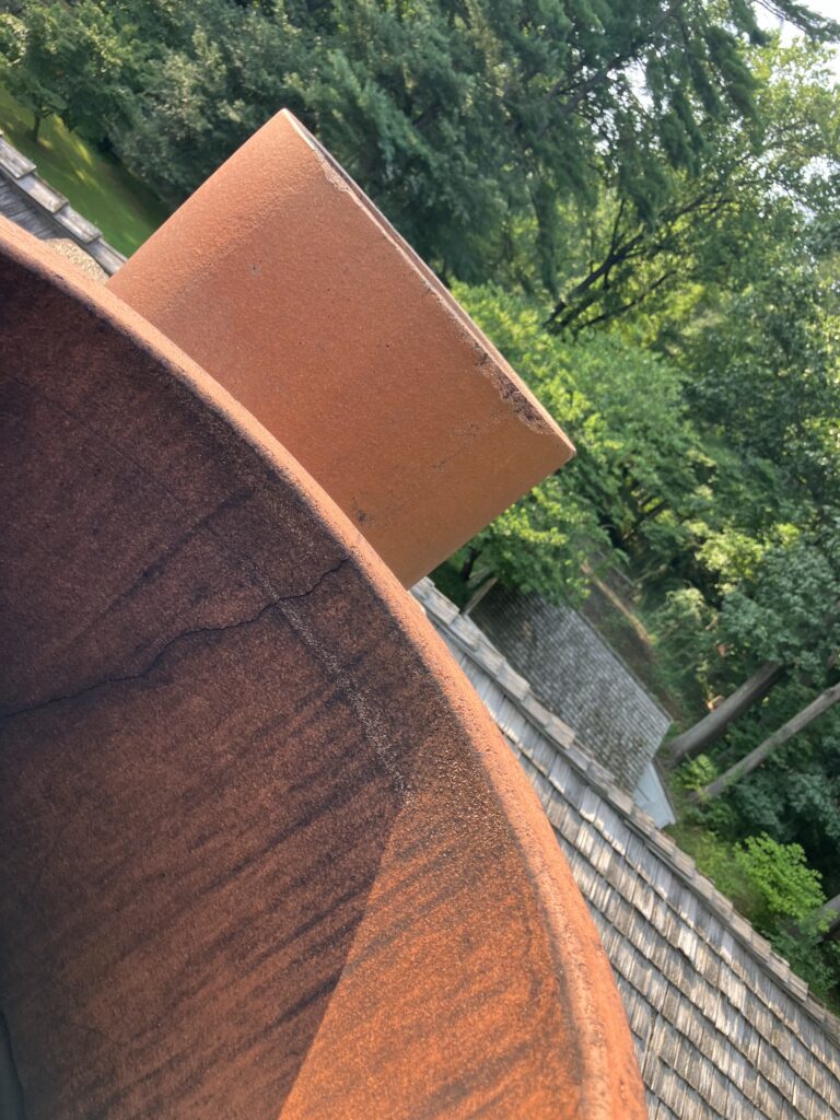 Chimney swift damage to chimney