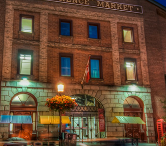 A retail building